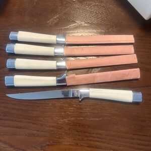 Vintage Robeson Steak‎ Knives Excellent Used Condition Set Of 5